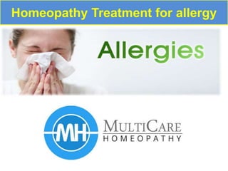 Homeopathy Treatment for allergy
 
