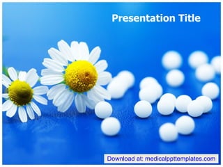Presentation Title Download at: medicalppttemplates.com 