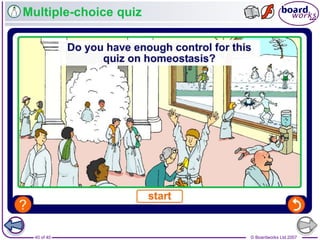 © Boardworks Ltd 200740 of 40
Multiple-choice quiz
 