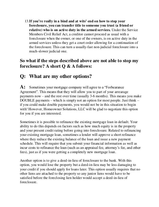 How To Avoid Foreclosure Sell House Fast Columbia SC Sell House