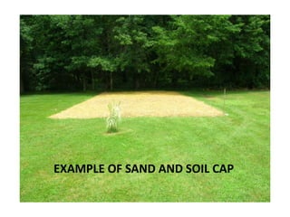 EXAMPLE OF SAND AND SOIL CAP 