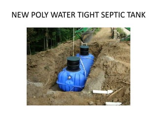 NEW POLY WATER TIGHT SEPTIC TANK<br />
