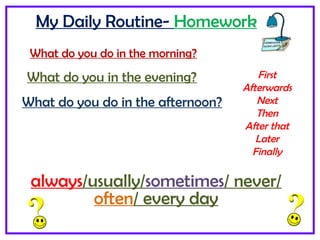 Daily Routine | PPT