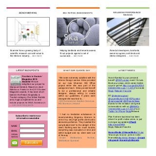 Example of website prototype using powerpoint