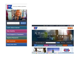 Home pages and nav