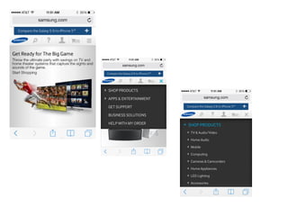 Home pages and nav