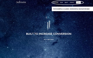 Homepage's conversion