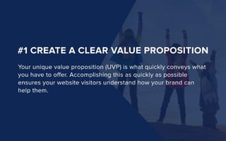 Homepage's conversion