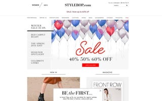 Homepage's conversion