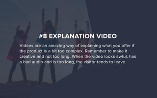 Homepage's conversion