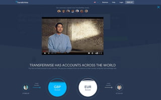 Homepage's conversion