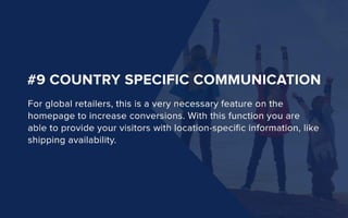 Homepage's conversion