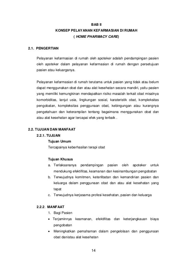 Home Care Farmasi Adalah
