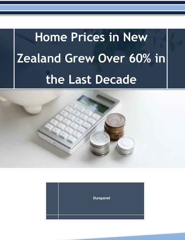 Home Prices in New Zealand Grew Over 60 in the Last Decade