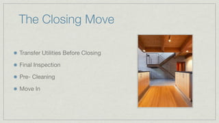 Insurance Issues

Title Insurance - Title Company

Home Insurance - General Agent

Flood Insurance - Federal
Government

Home Warranty Insurance - Private
Companies
 