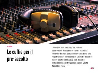 Come costruirsi un Home recording studio | PDF