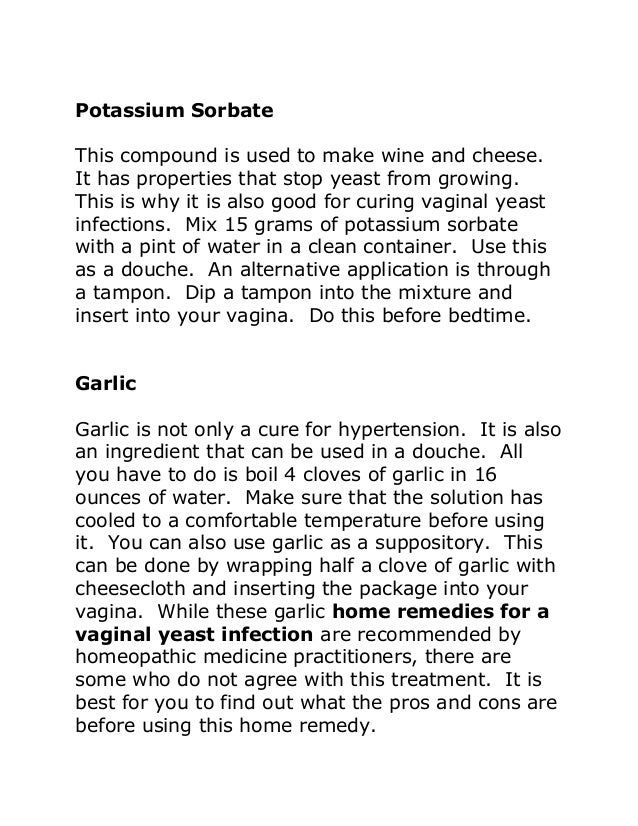 Home Remedies for a Vaginal Yeast Infection That Keeps on Coming Back