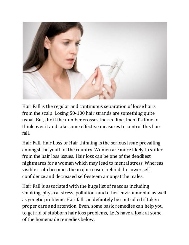 Home Made Remedies To Get Rid Of Hair Loss
