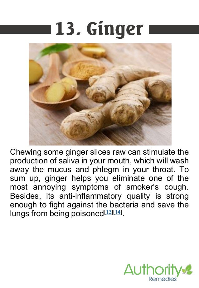 Home remedies for smoker cough