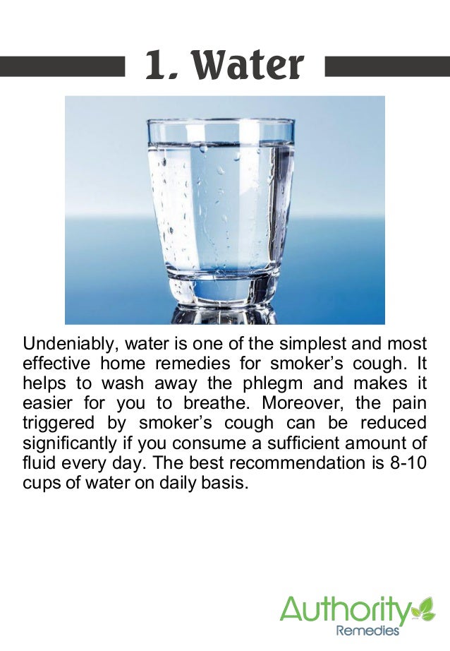 Home remedies for smoker cough