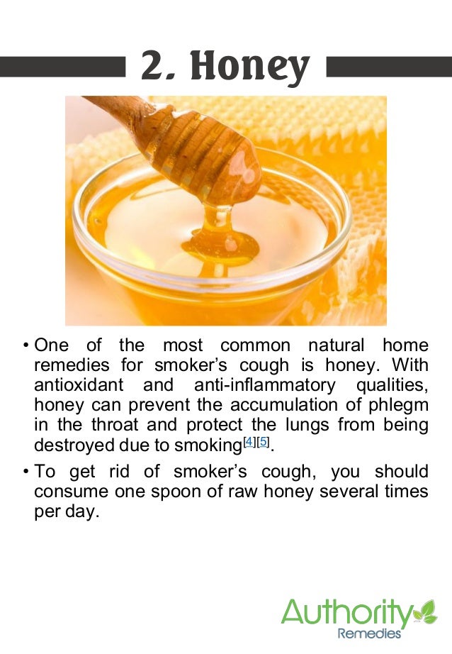 Home remedies for smoker cough