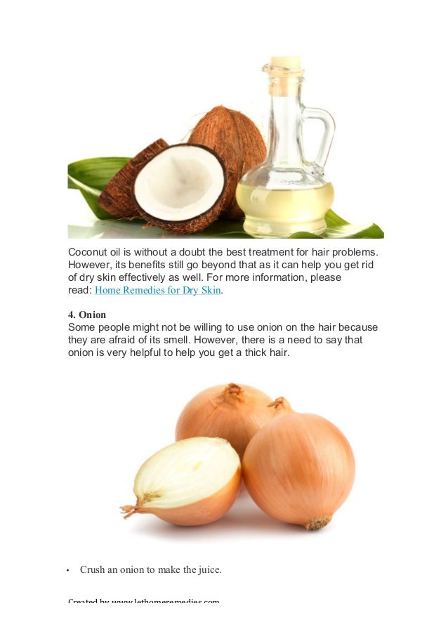 Home Remedies For Thinning Hair