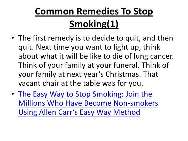 Best Natural Way To Quit Smoking Best Natural Way To Quit Smoking