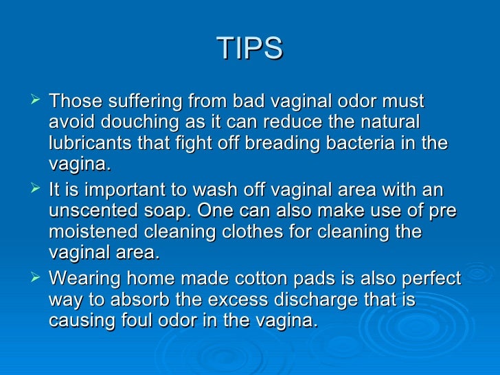 Home remedies vaginal odor