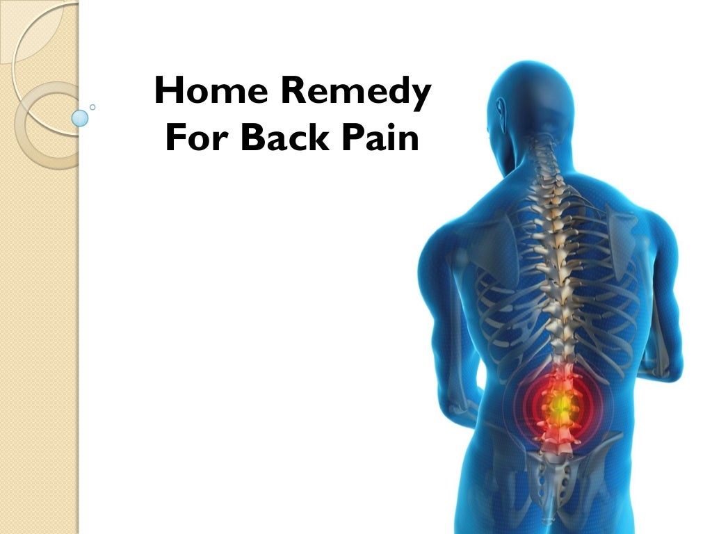 Home remedy for back pain