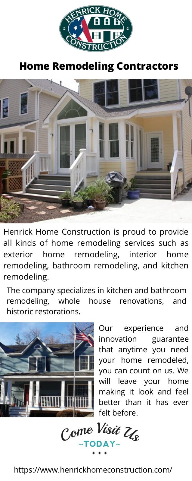 Remodeling Contractors Near Me Henrick Home Construction