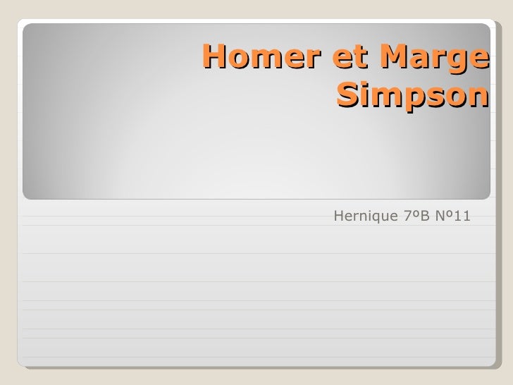 homer et marge simpson