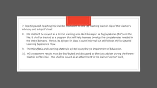 Homeroom guidance (hg) cris | PPTX