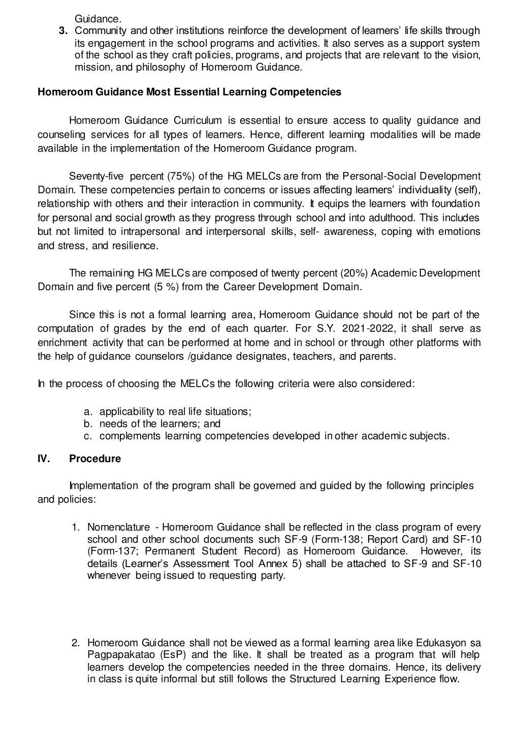 HOMEROOM GUIDANCE PROGRAM docx