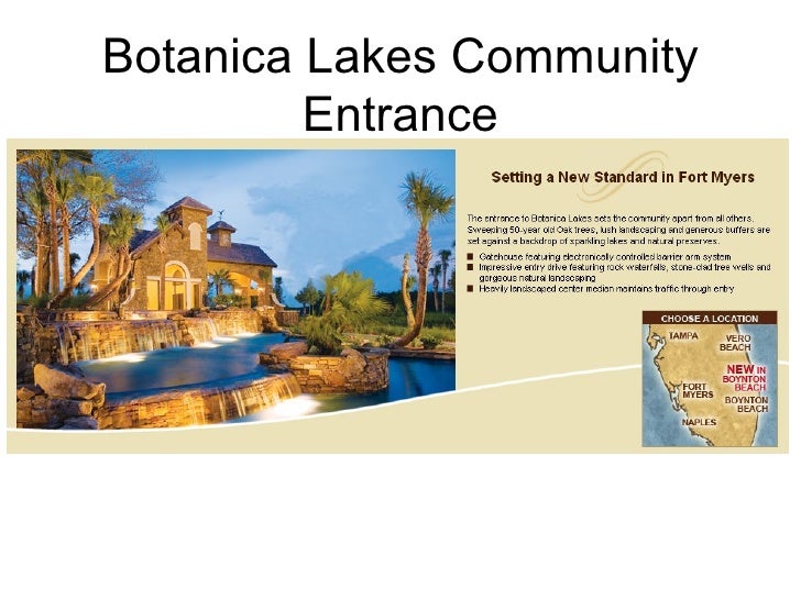 Botanica Lakes Homes For In Ft Myers Florida From Gl Fort Myers Florida 2 Botanica Lakes Community Entrance