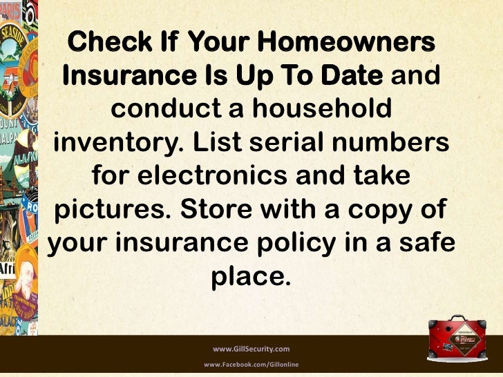 home safety checklist while on vacation