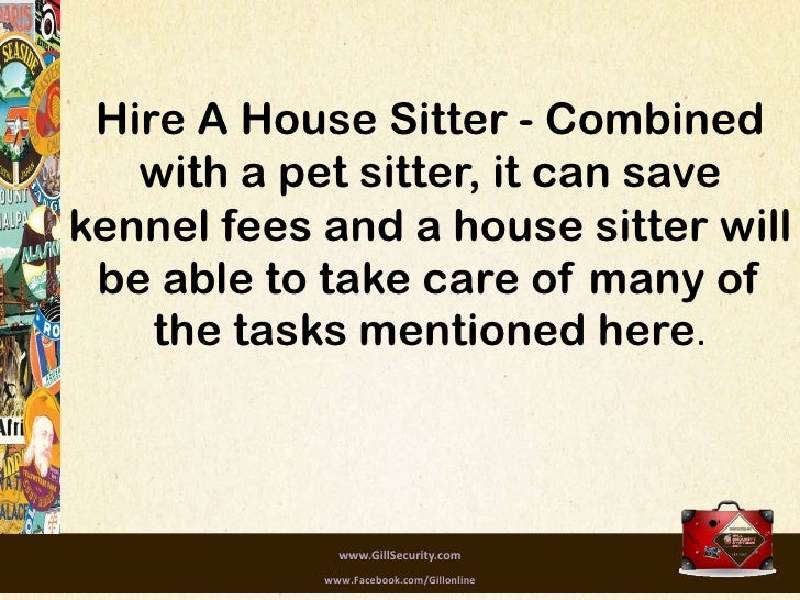 pet sitter check list