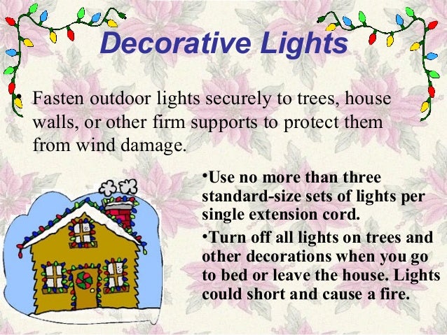 home safety tips for the holiday