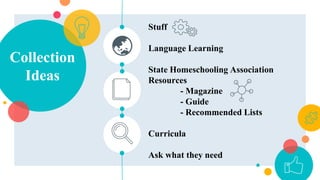 Collection
Ideas
Stuff
Language Learning
State Homeschooling Association
Resources
- Magazine
- Guide
- Recommended Lists
Curricula
Ask what they need
 