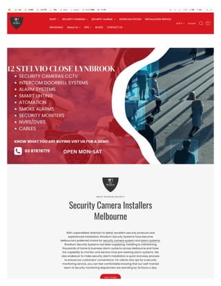 Home Security Cameras Melbourne.pdf