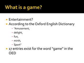 Understanding Games | PPT