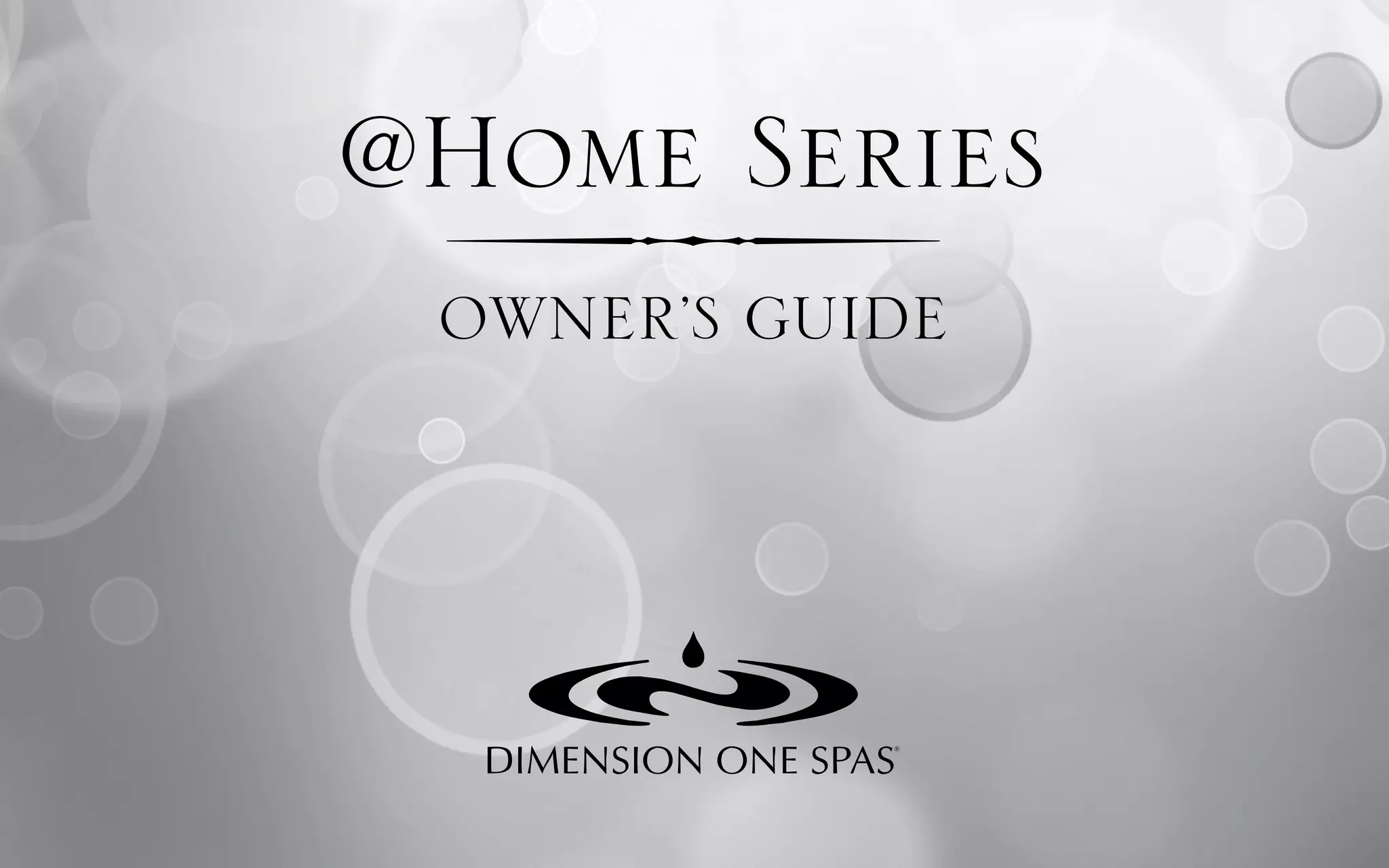 Home spas Owners Manual Guide PPT