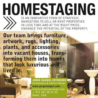 Homestaging Interior Design Services