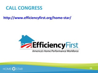 CALL CONGRESS http:// www.efficiencyfirst.org /home-star/ 