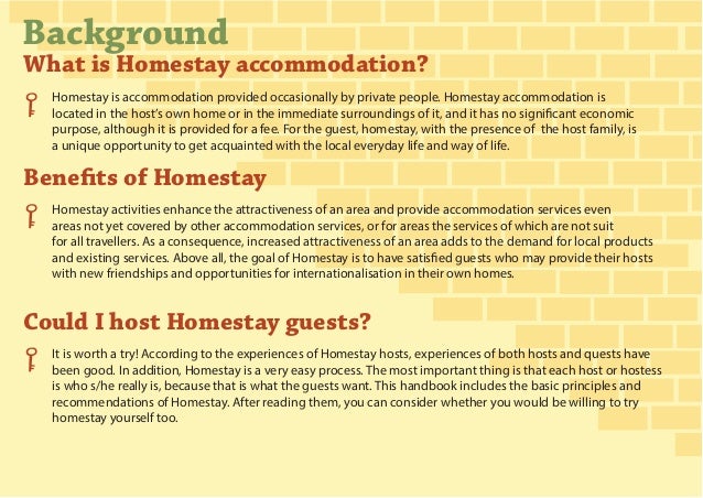 review for homestay essay