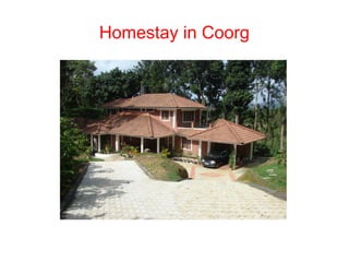 Homestay in Coorg
 