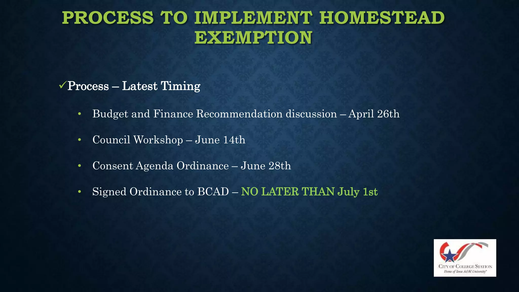 Homestead Exemption | PPT