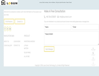 Efficient Home Storage Battery Solutions | Losun Smart Technology