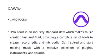 Home Studio presentation how to build a home studio | PPTX