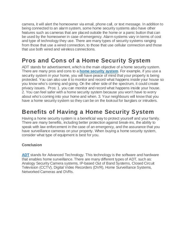 What Does ADT Stand For In Home Surveillance