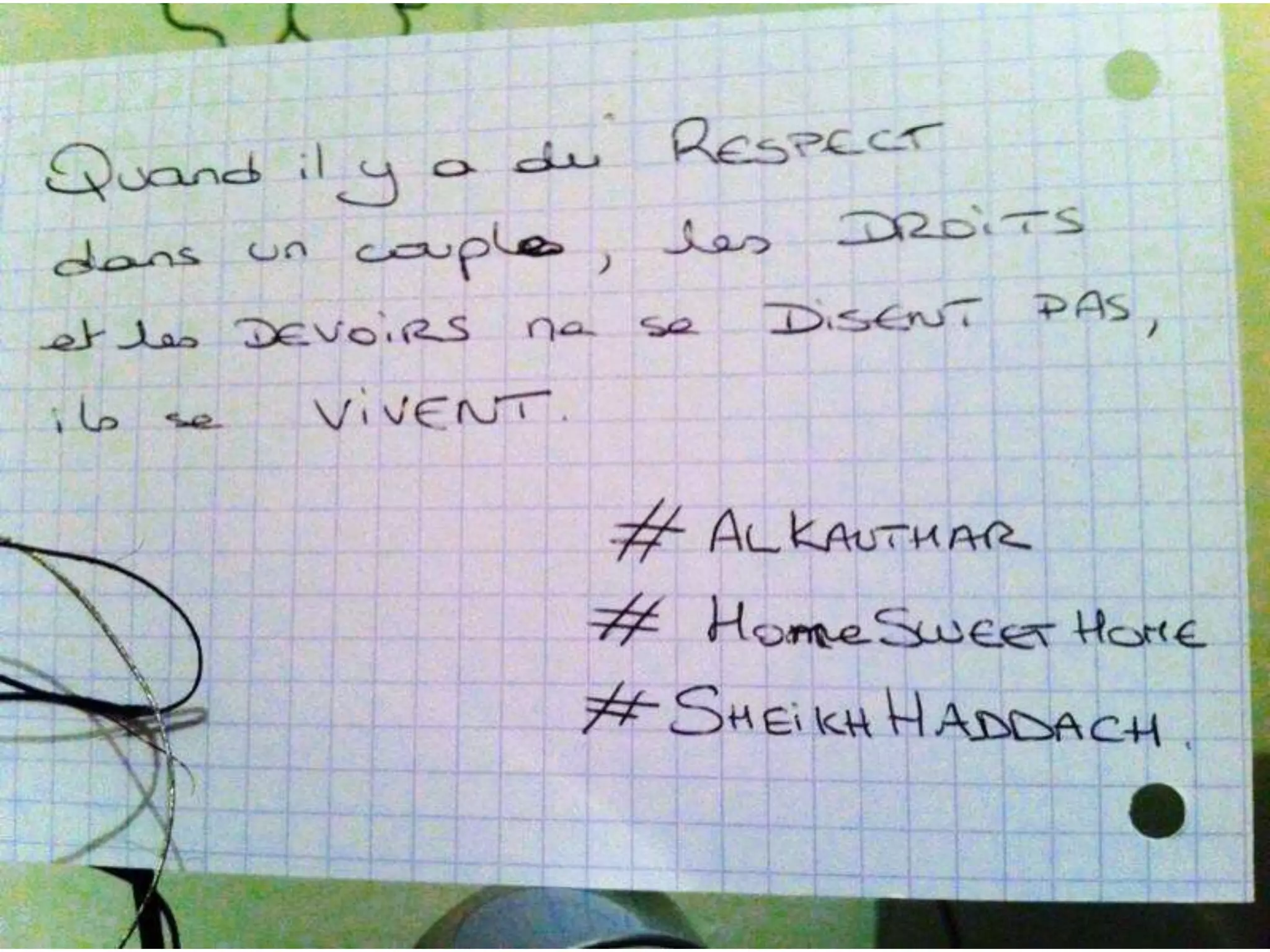 Séminaire "Home sweet home"